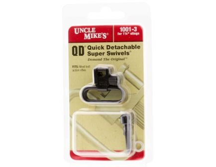 Uncle Mike's 1.25" Quick Detach Super Swivel, Black - 10013