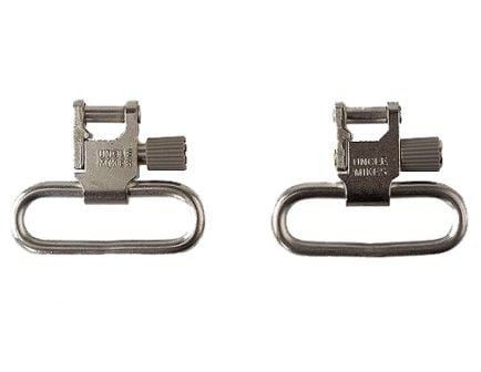 Uncle Mike's 1" Quick Detach Sling Swivel, Nickel Plated - 10022