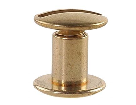 Uncle Mike's Brass Chicago Screws, 24/pack - 25090