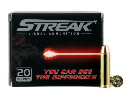 Ammo Inc Streak 125 gr Jacketed Hollow Point .38 Spl Ammo, 20/box - 38125JHPSTRK