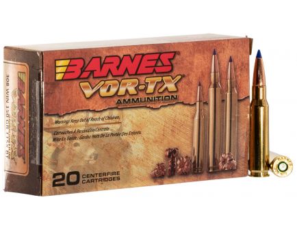 Barnes Bullets VOR-TX 150 gr Tipped TSX Boat Tail .308 Win Ammo, 20/box - 21540