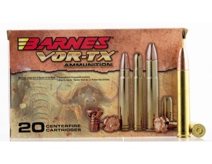 Barnes Bullets VOR-TX Safari 450 gr TSX Flat Base .458 Win Mag Ammo, 20/box - 22022