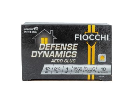 Fiocchi Exacta Aero Slugs 2.75" 12 Gauge Ammo, 10 Rounds - 12SLUG