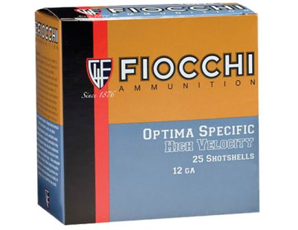 Fiocchi Shooting Dynamics Optima Specific High Velocity 3" 12 Gauge Ammo, 250 Rounds - 123HV5