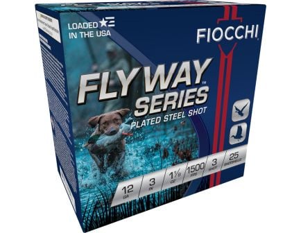 Fiocchi Shooting Dynamics Waterfowl Steel Hunting 3" 12 Gauge Ammo, 25rds- 123ST3