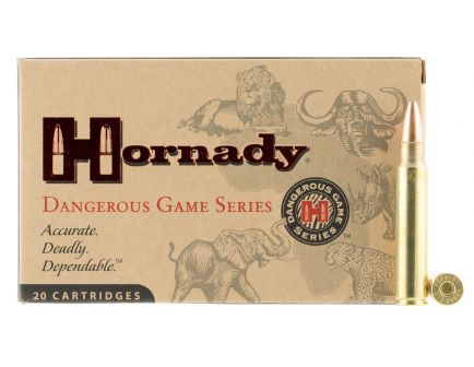 Hornady Dangerous Game 400 gr Solid .450/400 Nitro Express Ammo, 20/box - 8242
