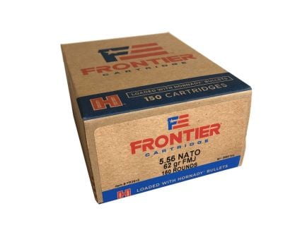 Hornady Frontier 62 gr Full Metal Jacket 5.56 Ammo, 150/box - FR2615