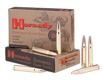 Hornady Dangerous Game 286 gr SP-RP Interlock 9.3x62mm Ammo, 20/box - 82303
