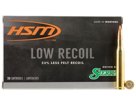 HSM Ammunition Low Recoil 130 gr .270 Win Ammo, 20/box - HSM-270-14-N