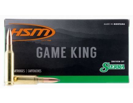 HSM Game King 6.5 Creedmoor Ammo 140 gr SBT , 20/box - HSM-65Creedmoor-1-N
