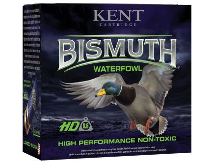 Kent Cartridge Bismuth Waterfowl 2.75" 12 Gauge Ammo 4, 25/box - B12W364