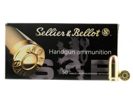 Sellier & Bellot 230 gr Full Metal Jacket .45 GAP Ammo, 50/box - SB45GAP