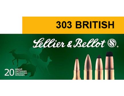 Sellier & Bellot 150 gr Semi-Jacketed Soft Point .303 British Ammo