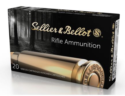 Sellier & Bellot 131 gr Semi-Jacketed Soft Point 6.5x57mmR Ammo, 20/box - SB6557RA