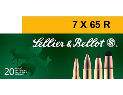 Sellier & Bellot 173 gr Semi-Jacketed Soft Point Cutting Edge 7x65mmR Ammo