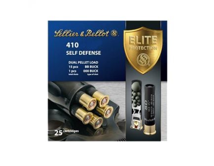 Sellier & Bellot 3" 410 Gauge Ammo 000 Buck, 25/box - SB410SDB