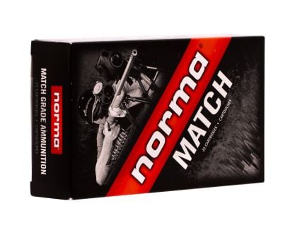 Norma Ammunition 130 gr Match Hybrid Target 6.5 Creedmoor Ammo HPBT, 20/box - 10166312