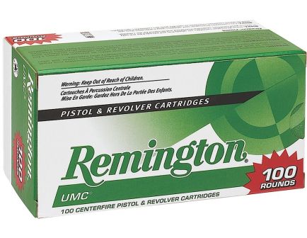 Remington UMC 125 gr Semi-Jacketed Hollow Point .357 Mag Ammo, 100/box - L357M1B