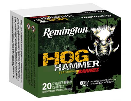 Remington Hog Hammer Handgun 225 gr Barnes XPB .44 Rem Mag Ammo, 20/box - PHH44MAG1