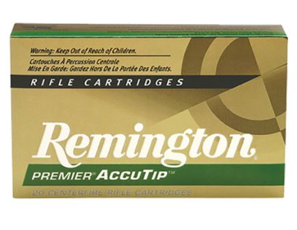 Remington Premier 50 gr AccuTip-V Boat Tail .25-250 Rem Ammo, 20/box - PRA2250RB