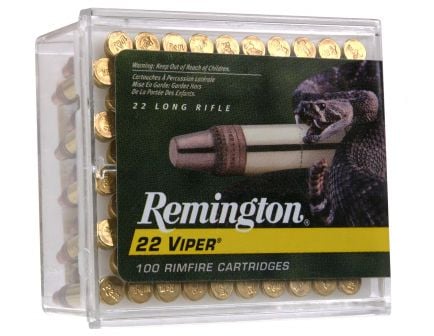 Remington 22 Viper 36 gr Truncated Cone Solid .22lr Ammo, 100/box - 1900