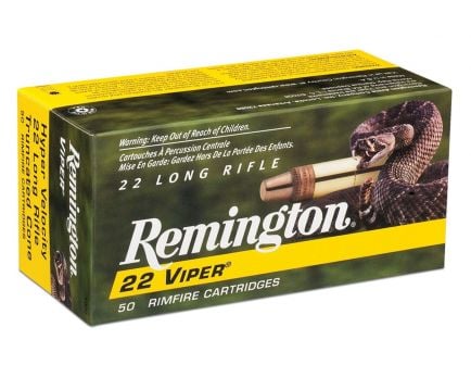 Remington 22 Viper 36 gr Truncated Cone Solid .22lr Ammo, 50/box - 1922