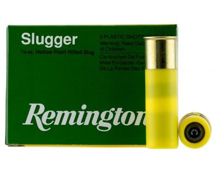 Remington Slugger 2.75" 20 Gauge Ammo, 5/box - SP20RS