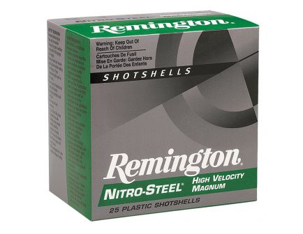 Remington Nitro Steel 2.75" 12 Gauge Ammo 2, 25/box - NS12HVS2