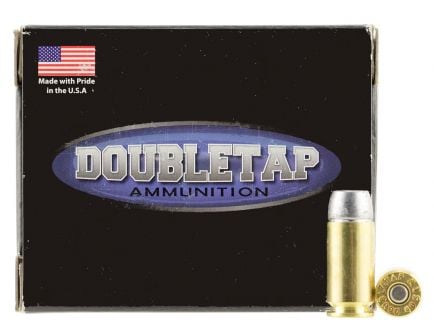 DoubleTap Ammunition DT Hunter 200 gr Wide Flat Nose Gas Checked Hard Cast .40 S&W Ammo, 20/box - 40200HC