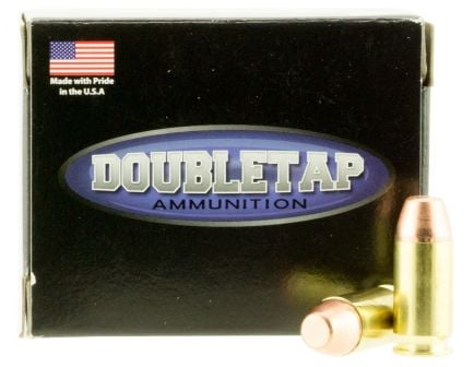 DoubleTap Ammunition DT Hunter 230 gr Nosler Full Metal Jacket Flat Point .45 ACP Ammo, 20/box - 45A230FP