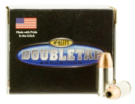 DoubleTap Ammunition DT Defense 165 gr Jacketed Hollow Point 9mm +P Ammo, 20/box - 9MM165EQ