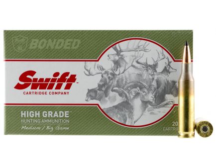 Swift Bullet Company Scirocco 90 gr Spitzer Boat Tail .243 Win Ammo, 20/box - 10035