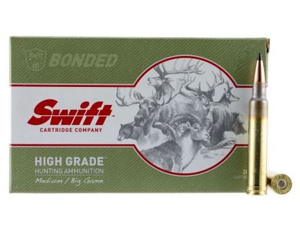 Swift Bullet Company Scirocco 180 gr Spitzer Boat Tail .300 Weatherby Mag Ammo, 20/box - 10044