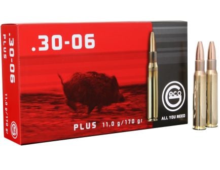 Geco 170 gr Plus .30-06 Spfld Ammo, 20/box - 280740020