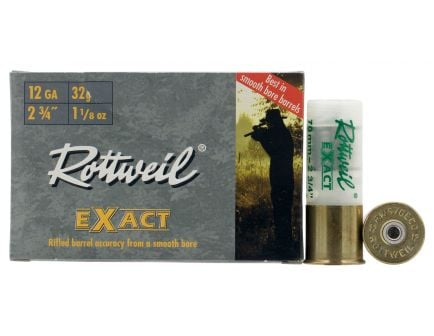 Rottweil Exact 2.75" 12 Gauge Ammo, 5/box - 246940005