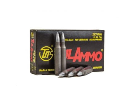Tulammo 55 gr Full Metal Jacket .223 Rem Ammo, 20/box - TA223556