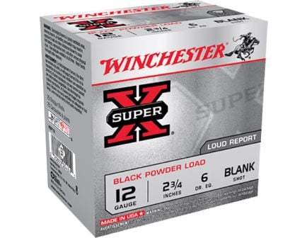 Winchester Ammunition Super-X Black Powder Load 2.75" 12 Gauge Ammo, 25/box - XBP12