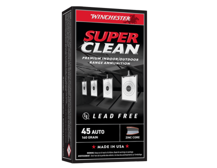 Winchester Super Clean 165 gr Full Metal Jacket .45 Auto Ammo, 50 Rds - W45LF