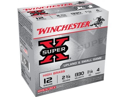 Winchester Ammunition Super-X High Brass 3" 410 Gauge Ammo 7-1/2, 25/box - X413H7