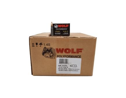 Wolf Performance PolyFormance 123 gr Hollow Point 7.62x39mm Ammo, 1000 rds/case - 762BHP