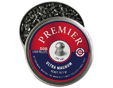 Crosman Premier .177 10.5 gr Domed Heavy Pellet, 500/pack - LUM177