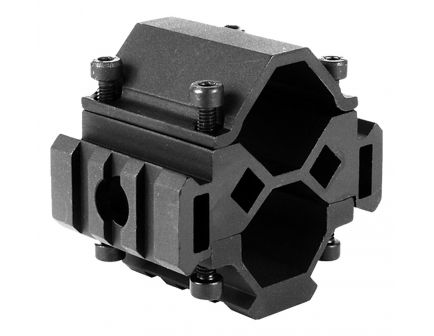 Aim Sports 1.5" Tri-Rail Barrel Mount, Black - MT025