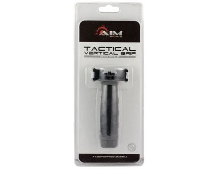 Aim Sports Tactical Vertical Foregrip w/ Rails, Black - PJTGR