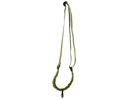 Aim Sports 1-Point Bungee Adjustable Sling w/ Steel Clip, Tan - AOPST