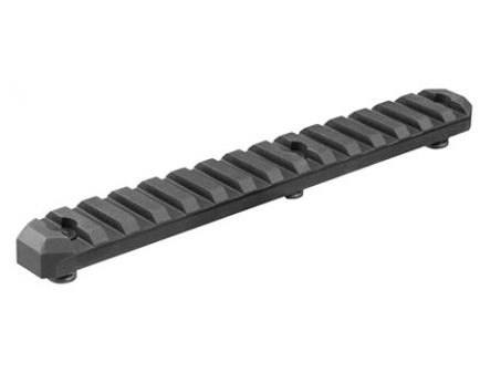 Aim Sports KeyMod 6" 6061 T6 Aluminum Picatinny Section Rail, Anodized Black - KMRS3