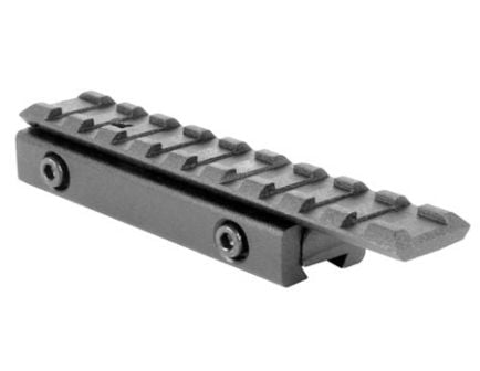 Aim Sports Aircraft Grade Aluminum 1-Piece Dovetail to Weaver Scope Base Mount, Anodized Black - MT024