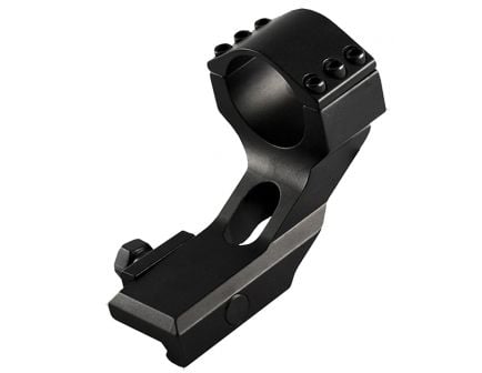 Aim Sports 30mm 1.7" Aircraft Grade Aluminum 2-Piece Weaver Style Cantilever Base Mount, Anodized Black - QW30WM