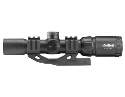 Aim Sports Recon 1.5-4x30mm Tri-Illuminated Mil-Dot CQB Rifle Scope - JTMR2