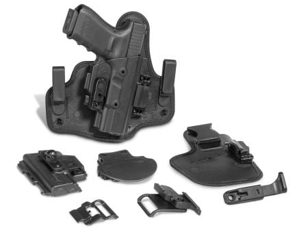 Alien Gear Holsters ShapeShift Right Hand Springfield XD 4" Inside and Outside the Waistband Core Carry Pack/Modular Holster System, Black - SSHK0188RHR1
