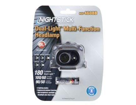Bayco Products Nightstick Dual-Light LED Headlamp, Black - NSP-4608B